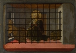 Lippi, Fra Filippo - Der heilige Mammas, geworfen zu den Löwen (Predella des Altarbildes der Santa Trinità von Pistoia)
