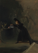 Goya, Francisco, de - Eine Szene aus El Hechizado por Fuerza by Antonio de Zamora