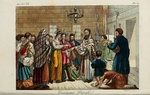 Stanghi, Vincenzo - Die Trauung. Illustration aus Il costume antico e moderno o storia del governo… von Giulio Ferrario