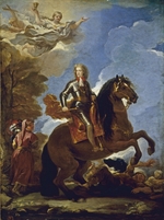 Giordano, Luca - Reiterporträt von Karl II. von Spanien