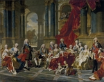 Van Loo, Louis Michel - Die Familie des Königs Philipp V. von Spanien