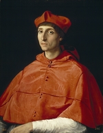 Raffael (Raffaello Sanzio da Urbino) - Bildnis eines Kardinals