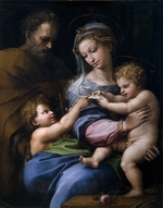 Raffael (Raffaello Sanzio da Urbino) - Madonna mit der Rose (Madonna della rosa)