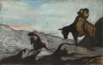 Daumier, Honoré - Don Quijote und Sancho Panza