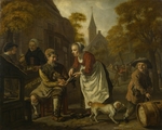 Victors, Jan - Stadtszene mit einem Schuster