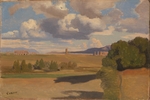 Corot, Jean-Baptiste Camille - Die römische Campagna mit der Aqua Claudia