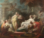 Fragonard, Jean Honoré - Psyche, die ihren Schwestern Geschenke von Amor zeigt