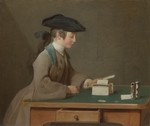 Chardin, Jean-Baptiste Siméon - Das Kartenhaus