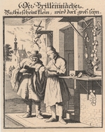 Weigel, Christoph, der Ältere - Der Brillenmacher (Aus Abbildung der gemein-nützlichen Haupt-Stände)