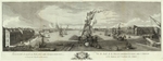 Winogradow, Jefim Grigoriewitsch - Blick auf die Neva abwärts von der Admiralität und der Akademie der Wissenschaften (Album zum 50-jährigen Jubiläum St. Petersbur