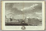 Katschalow, Grigori Anikeewitsch - Newski-Prospekt mit Blick auf den Stroganow Palast (Album zum 50-jährigen Gründungsjubiläum St. Petersburgs)