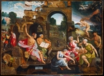 Cornelisz van Oostsanen, Jacob - Saul und die Hexe von Endor
