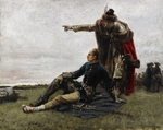 Cederström, Gustaf - Karl XII. von Schweden und Iwan Masepa nach der Schlacht von Poltawa