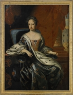 Krafft, David, von - Porträt von Hedwig Eleonora von Schleswig-Holstein-Gottorf (1636-1715), Königin von Schweden