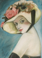 Della-Vos-Kardowskaja, Olga Ludwigowna - Dame mit Hut