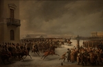 Timm, Wassili (George Wilhelm) - Das Aufstand der Dezembristen auf dem Senatsplatz am 14. Dezember 1825