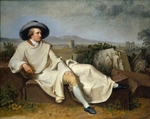 Tischbein, Johann Heinrich Wilhelm - Goethe in der römischen Campagna