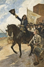 Cederström, Gustaf - Magnus Stenbock in der Schlacht von Helsingborg