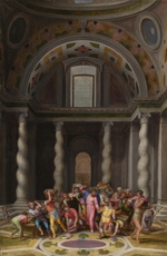 Venusti, Marcello - Jesus vertreibt die Wechsler aus dem Tempel