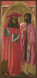 Masaccio - Die heiligen Hieronymus und Johannes der Täufer