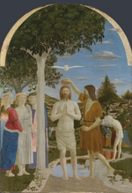 Piero della Francesca - Die Taufe Christi