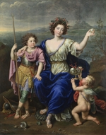 Mignard, Pierre - Die Marquise de Seignelay und zwei ihre Söhne