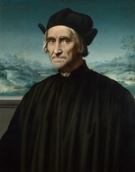 Ghirlandaio, Ridolfo - Porträt von Girolamo Benivieni (1453-1542)