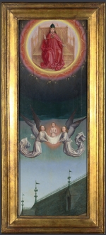 Marmion, Simon - Die Seele des Heiligen Bertin wird in den Himmel getragen (Altarbild von Abtei St. Bertin)