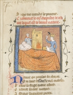 Meister des Rosenromans - Miniatur aus der Handschrift des Roman de la Rose von Guillaume de Lorris und Jean de Meun