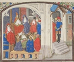 Unbekannter Künstler - Die Synode von Clermont im Jahr 1095. Miniatur aus der Historia Wilhelms von Tyrus