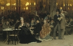 Repin, Ilja Jefimowitsch - Café in Paris