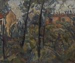 Soutine, Chaim - Landschaft mit Häuser