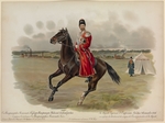 Bakmanson, Hugo Karlowitsch - Reiterporträt von Nikolaus II. von Russland