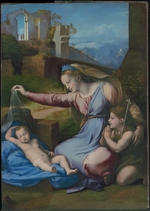 Penni, Gianfrancesco - Madonna mit dem Schleier oder Madonna mit dem blauen Diadem