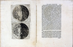 Galilei, Galileo - Doppelseite aus dem Buch Sidereus Nuncius (Sternenbote) von Galileo Galilei