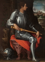 Vasari, Giorgio - Porträt Alessandro de' Medici (1510-1537), genannt il Moro (der Maure) in Rüstung