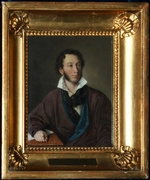 Jelagina, Awdotja Petrowna - Porträt des Dichters Alexander S. Puschkin (1799-1837) Kopie nach W. Tropinin