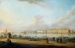 Mayr, Johann Georg, von - Blick auf das Palastufer von der Wassiljewski-Insel aus