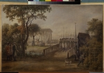 Iwanow, Michail Matweewitsch - Der Wachwechsel auf der Zarinnenwiese in Sankt Petersburg