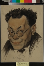 Andreew, Nikolai Andreewitsch - Porträt von Schriftsteller Alexei Michailowitsch Remisow (1877-1957)