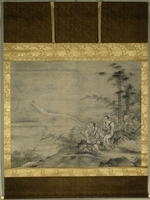 Motonobu, Kano, (Werkstatt von) - Die Unsterblichen Liu Hai und Li Tieguai (Gama Sennin und Tekkai Sennin)