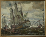 Lanceray (Lansere), Ewgeni Ewgenjewitsch - Die Flotte Peters I.