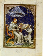 Bondol, Jan - Jean de Vaudetar präsentiert sein Werk, die Bible historiale dem König Karl V. von Frankreich