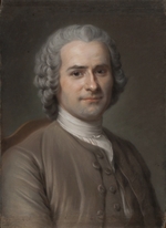 La Tour, Maurice Quentin de - Porträt von Jean-Jacques Rousseau (1712-1778)