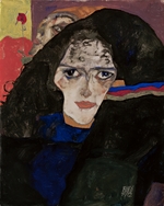 Schiele, Egon - Trauernde Frau