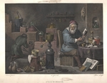 Perée, Jacques Louis - Der Alchemist (nach David Teniers)