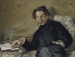 Manet, Édouard - Porträt von Stéphane Mallarmé (1842-1898)