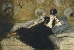 Manet, Édouard - Dame mit Fächern