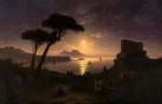 Aiwasowski, Iwan Konstantinowitsch - Golf von Neapel in einer Mondnacht