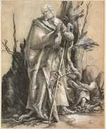 Grünewald, Matthias - Bärtiger Heiliger mit Stab